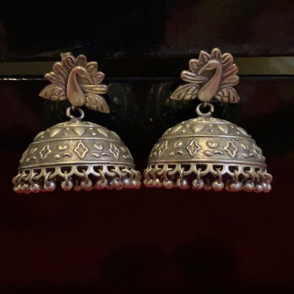 Dangle jhumka Earrings Indian Ethnic Wedding
